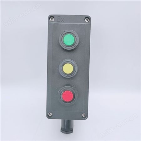 防爆防腐按钮盒 工程塑料防水风机远程控制开关盒2钮3钮4钮